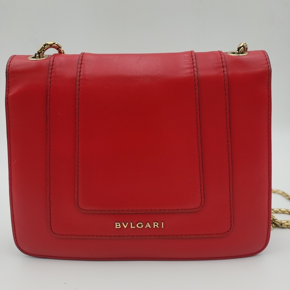 Bvlgari Serpenti Forever Designer Chain Leather Bag..Authentic w/COA... - Picture 2 of 16